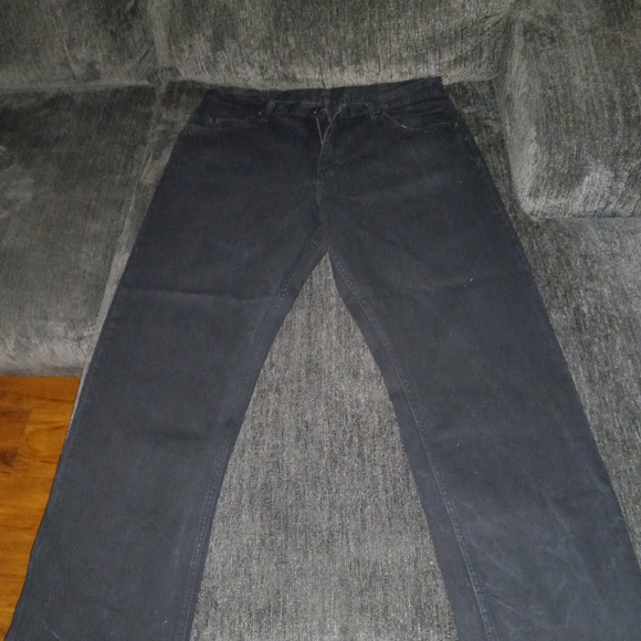 Black Wrangler jeans size 38x32 mens - Picture 1 of 4